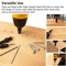 Woodworking Countersink Drill Bit Set Cone Hole Opener With 5 Replaceable Pilot Drill Bits 4