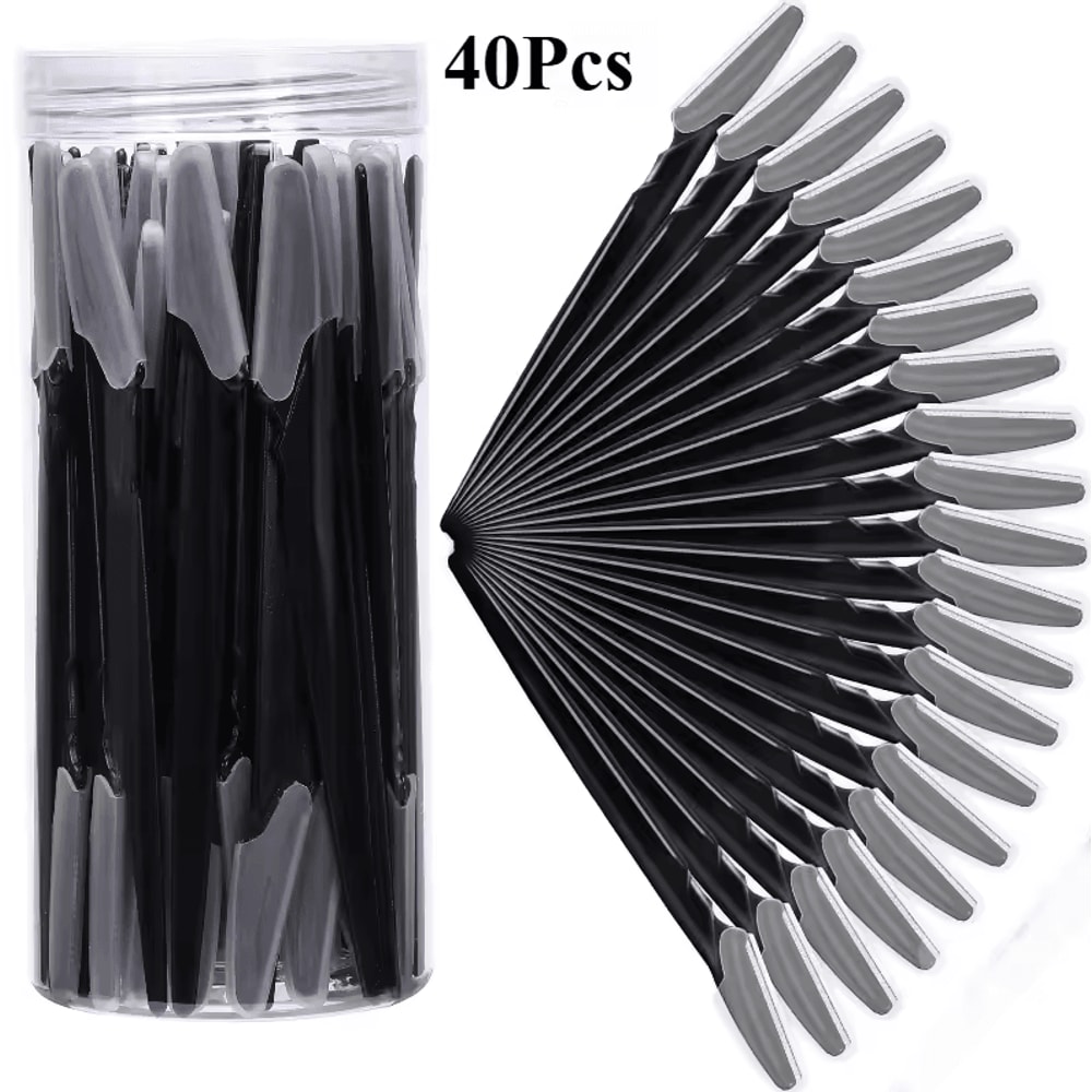 40Piece Eyebrow Trimmer Makeup Beauty Tools Set Safe Razor Blades For Face Body Hair Removal 0
