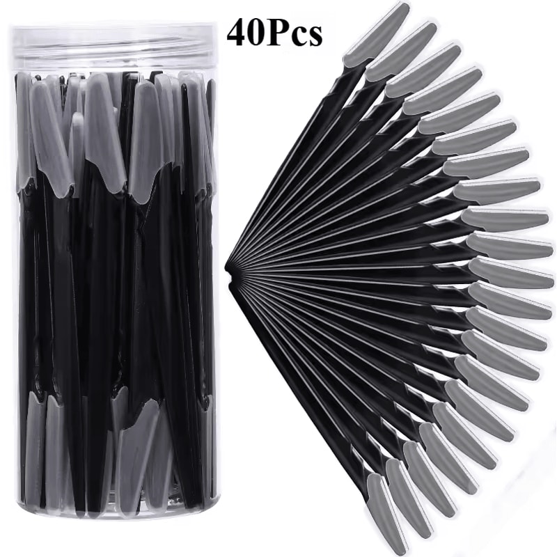 40Piece Eyebrow Trimmer Makeup Beauty Tools Set Safe Razor Blades For Face Body Hair Removal 0