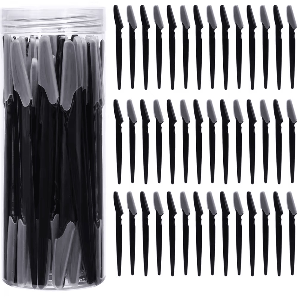 40Piece Eyebrow Trimmer Makeup Beauty Tools Set Safe Razor Blades For Face Body Hair Removal 7