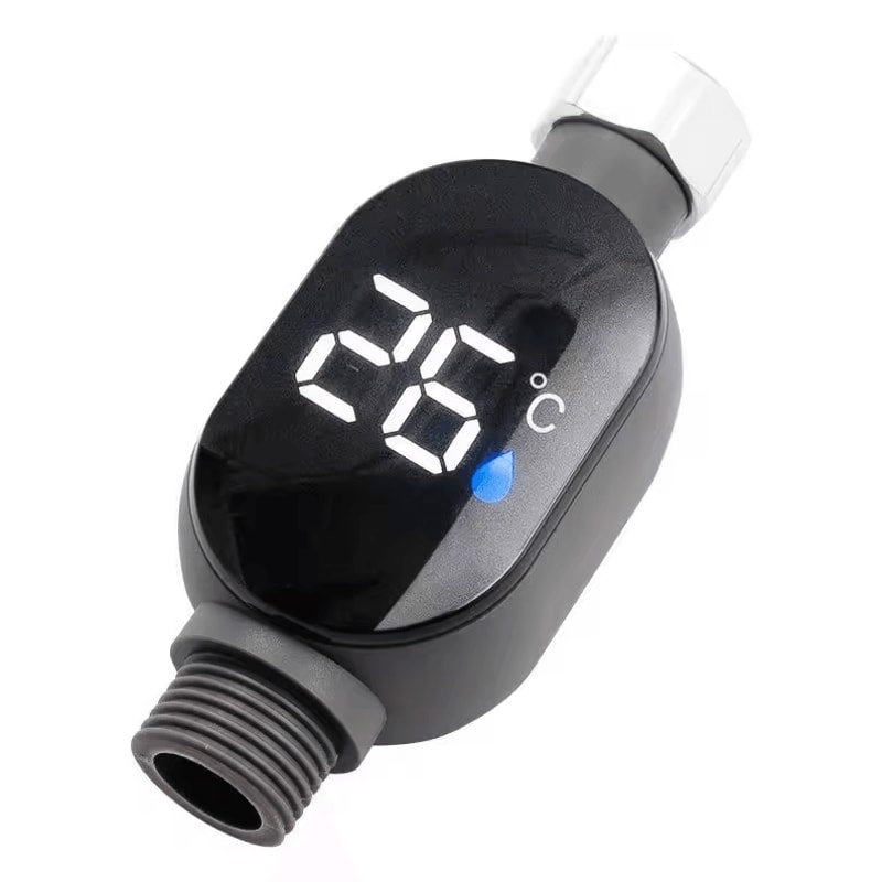 Water Temperature Gauge For Showerheads LED Visual Display Shower Faucet Controller 123 Pcs 5