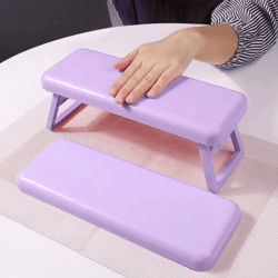 nail enhancement hand pillow – foldable anti-slip cushion & portable wrist support stand