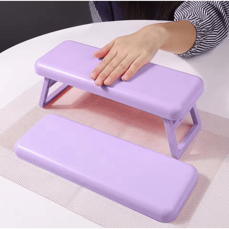Nail Enhancement Hand Pillow Foldable AntiSlip Cushion Portable Wrist Support Stand 0
