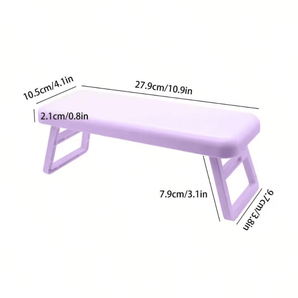 Nail Enhancement Hand Pillow Foldable AntiSlip Cushion Portable Wrist Support Stand 5