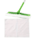 100 Pcs Dust Removal Paper White Aluminum Pole Flat Dust Mop MultiSurface DryWet Floor Cleaner 4