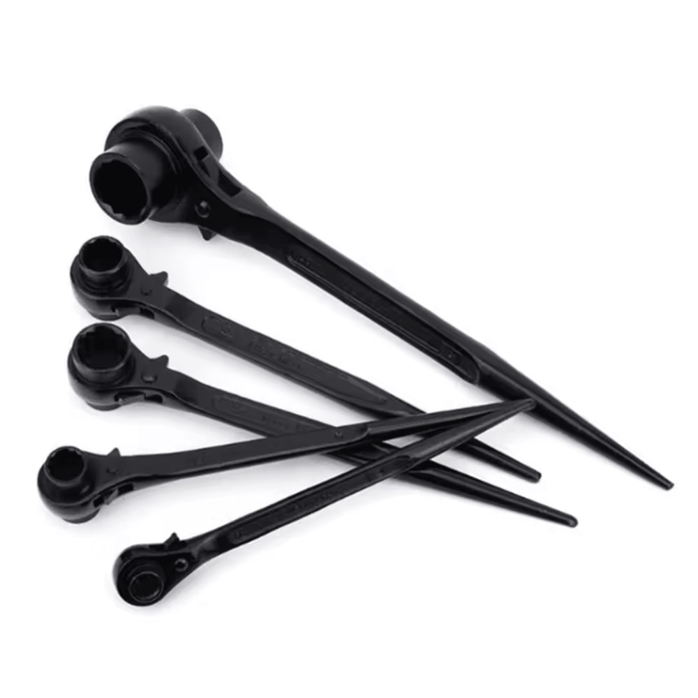 3032 Mm Hexagon Ratchet Spanner IndustrialGrade Bidirectional Multifunction Socket Wrench 0