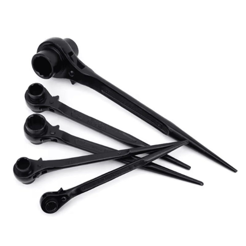 3032 Mm Hexagon Ratchet Spanner IndustrialGrade Bidirectional Multifunction Socket Wrench 0