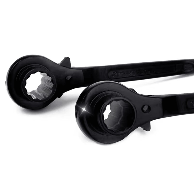 3032 Mm Hexagon Ratchet Spanner IndustrialGrade Bidirectional Multifunction Socket Wrench 2