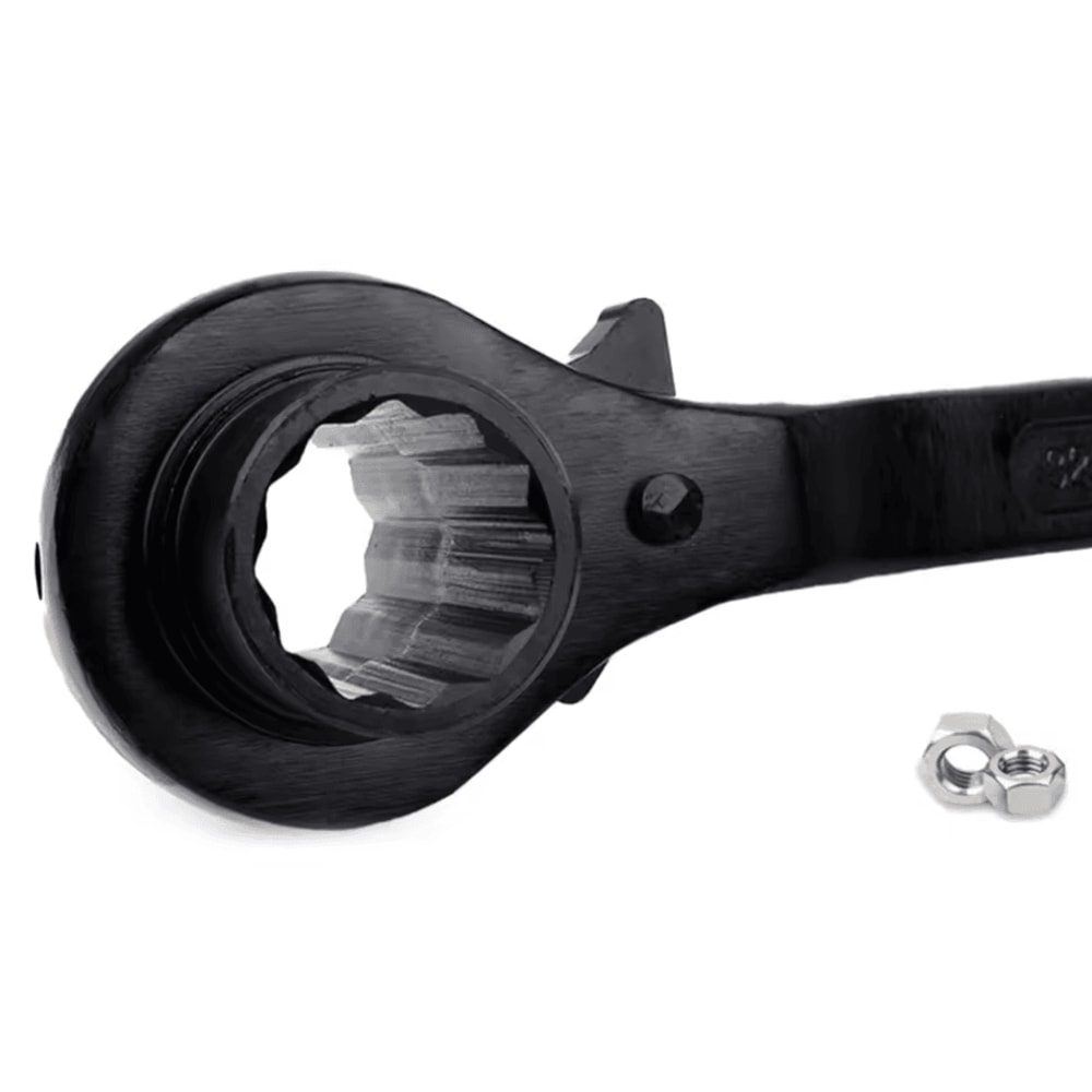 3032 Mm Hexagon Ratchet Spanner IndustrialGrade Bidirectional Multifunction Socket Wrench 4