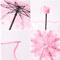 Creative Transparent Cherry Blossom Umbrella Clear Couple Student Beach SunRain Protection 4