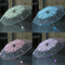 Creative Transparent Cherry Blossom Umbrella Clear Couple Student Beach SunRain Protection 5