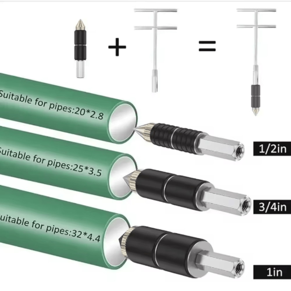 PPR Pipe Stopping Needle Hot Melt Pipe Breaker Portable Quick Repair Tool For 202532 Mm Water Pipe 1