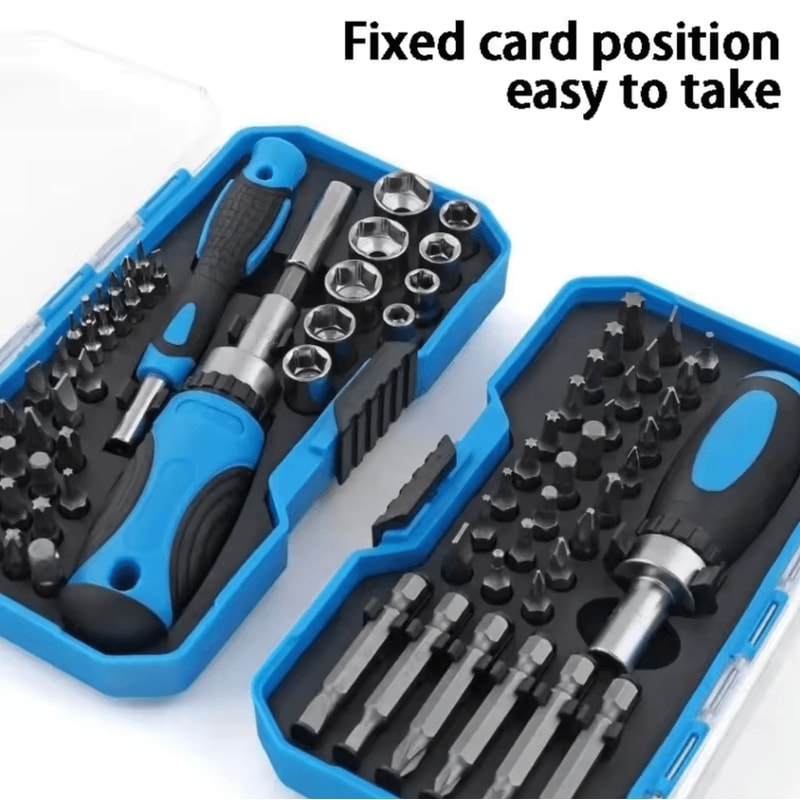Multifunctional Household Repair Hand Tool Interchangeable Screwdriver Set With Slotted Phillips 2