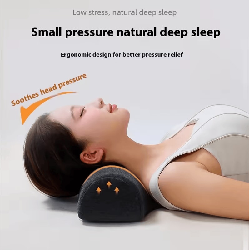 Cervical Contour Support Memory Foam Pillow Traction Neck Shoulder Relaxing Ergonomic Sleep Pillo 2