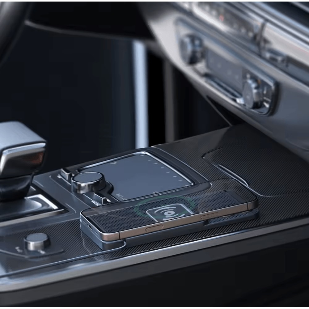 Universal 1 M USB TypeC Wireless Charging Pad NonSlip Portable Phone Charger Stand For Home Car 2