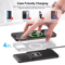 Universal 1 M USB TypeC Wireless Charging Pad NonSlip Portable Phone Charger Stand For Home Car 4