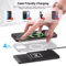 Universal 1 M USB TypeC Wireless Charging Pad NonSlip Portable Phone Charger Stand For Home Car 4