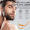 Silicone Mens Beard Shaping Tool Beard Shaper Guide For Neckline Cheek Styling Easy Clean Carry 2