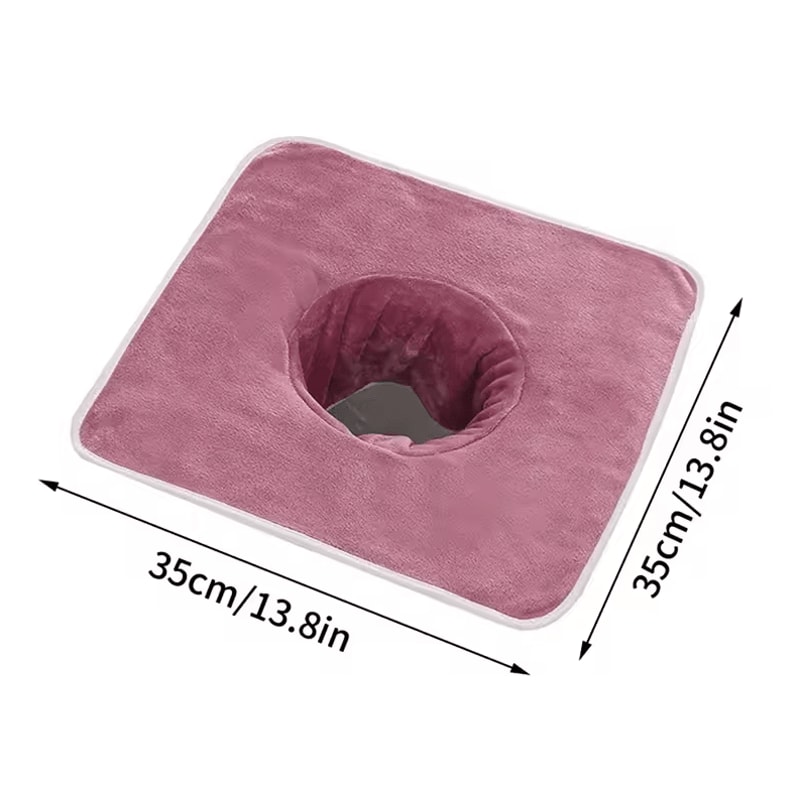 Thickened Beauty SPA Massage Table Face Towel With Hole Salon Hotel Spa Linen 14 By 14in 5