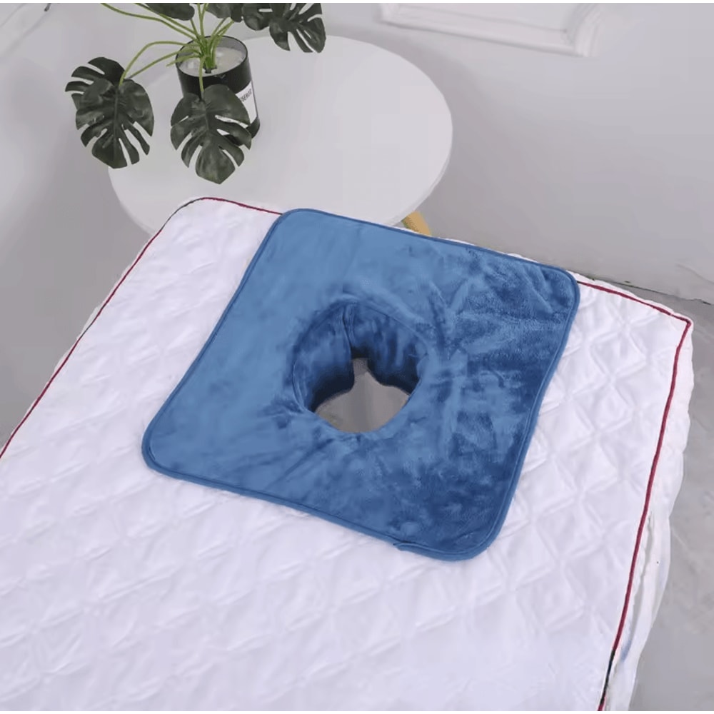 Thickened Beauty SPA Massage Table Face Towel With Hole Salon Hotel Spa Linen 14 By 14in 7