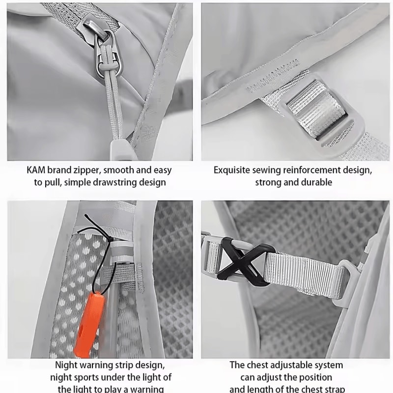 Comfortable Breathable Sport Backpack Vest Waterproof Reflective Running Biking Pack With Phone P 3