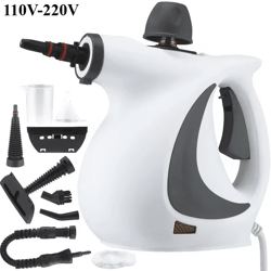 1050w handheld steam cleaner machine | high temperature pressurized steamer with 9 accessories for home & kitchen