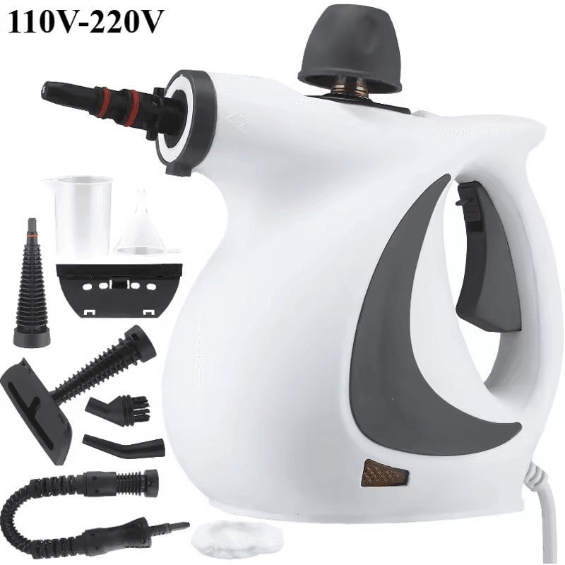 1050W Handheld Steam Cleaner Machine High Temperature Pressurized Steamer With 9 Accessories For H 0