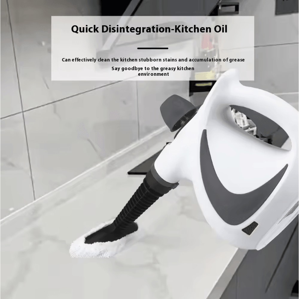 1050W Handheld Steam Cleaner Machine High Temperature Pressurized Steamer With 9 Accessories For H 3