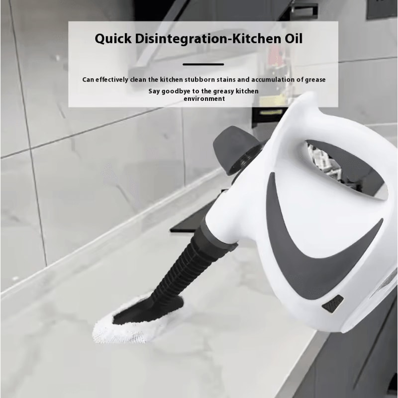 1050W Handheld Steam Cleaner Machine High Temperature Pressurized Steamer With 9 Accessories For H 3