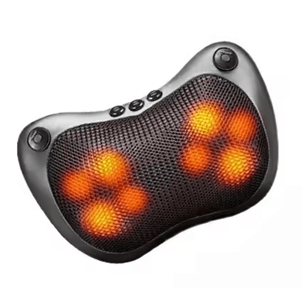 Portable Electric Massage Pillow Smart Neck Shoulder Waist Cervical Massage Pillow For Home Car 5