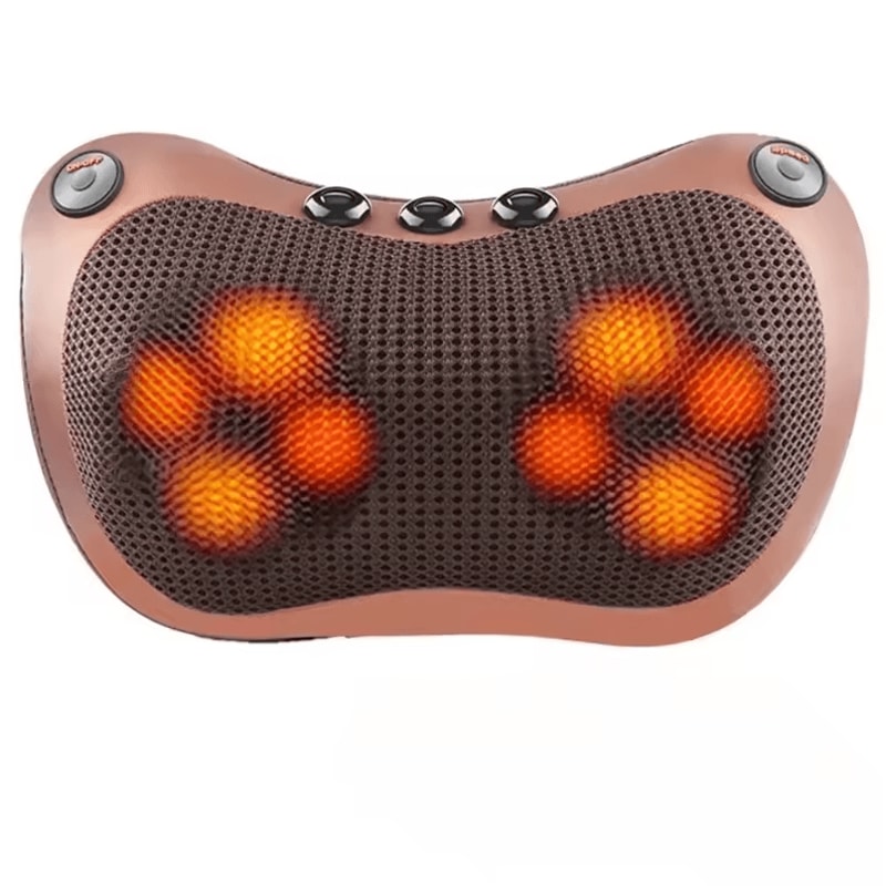 Portable Electric Massage Pillow Smart Neck Shoulder Waist Cervical Massage Pillow For Home Car 6