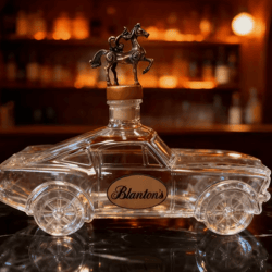 modern car shaped whiskey glass decanter bottle | transparent whisky bottle for spirits