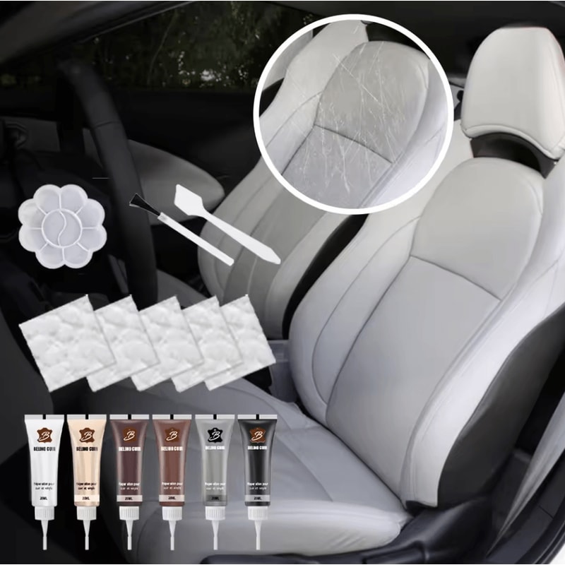 20 Ml Leather Repair Gel Paste Car Seat Home Leather Scratch Repair Cream For Sofa Bag And Shoes 0