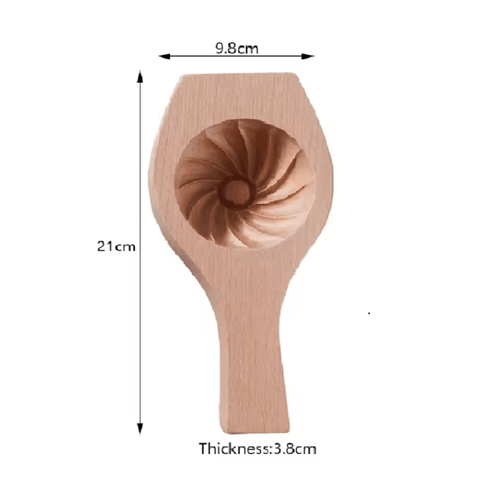 Solid Wood Handmade Mantou Stuffed Bun Mold Dough Shaping Tool For Steamed Buns 8