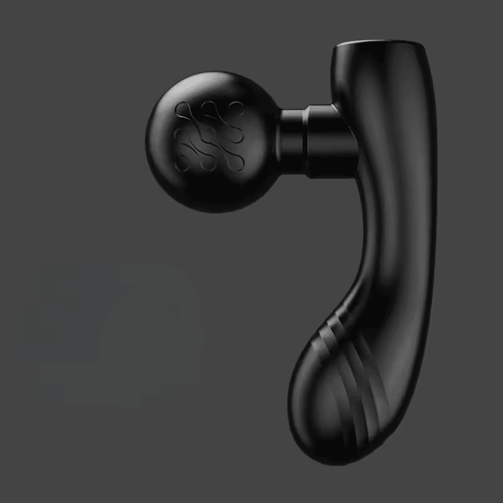 DoubleEnded Portable Fascia Gun Massager Silent Mini Deep Vibration Muscle Relaxer With 4 Gears 5