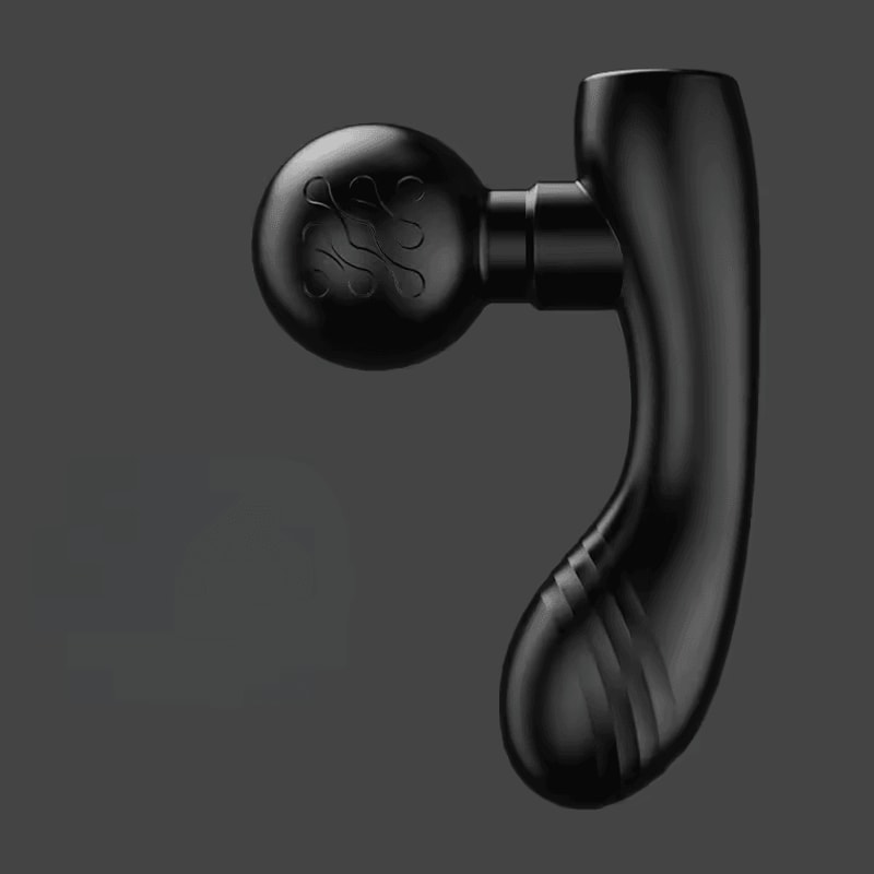 DoubleEnded Portable Fascia Gun Massager Silent Mini Deep Vibration Muscle Relaxer With 4 Gears 5