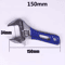 Short Shank Adjustable Spanner Mini Adjustable Torque Wrench For Pipe Fitting Installation 4568 In 9