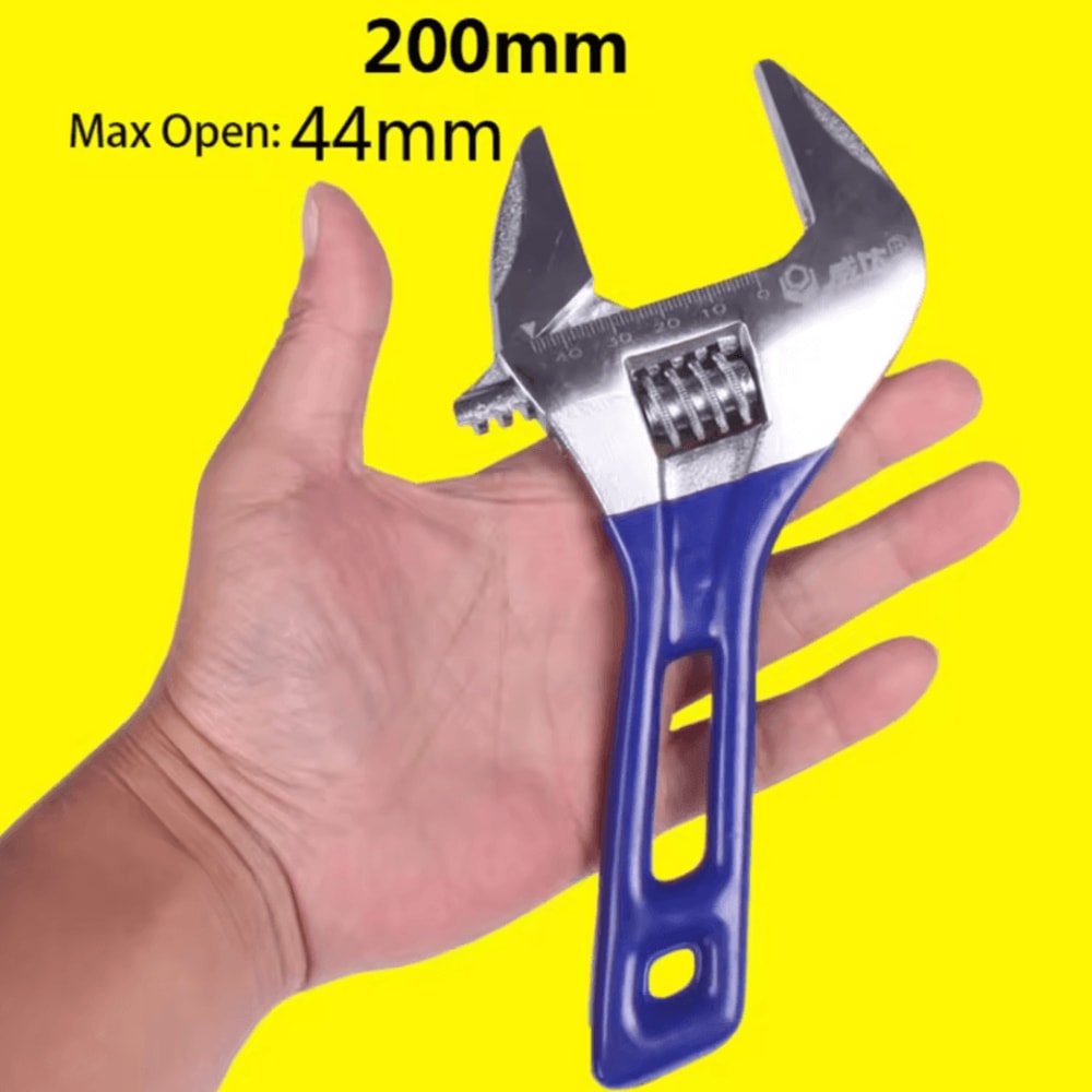 Short Shank Adjustable Spanner Mini Adjustable Torque Wrench For Pipe Fitting Installation 4568 In 4