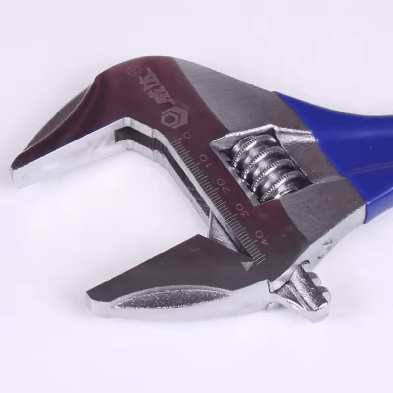 Short Shank Adjustable Spanner Mini Adjustable Torque Wrench For Pipe Fitting Installation 4568 In 5