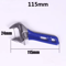 Short Shank Adjustable Spanner Mini Adjustable Torque Wrench For Pipe Fitting Installation 4568 In 6