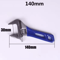Short Shank Adjustable Spanner Mini Adjustable Torque Wrench For Pipe Fitting Installation 4568 In 7