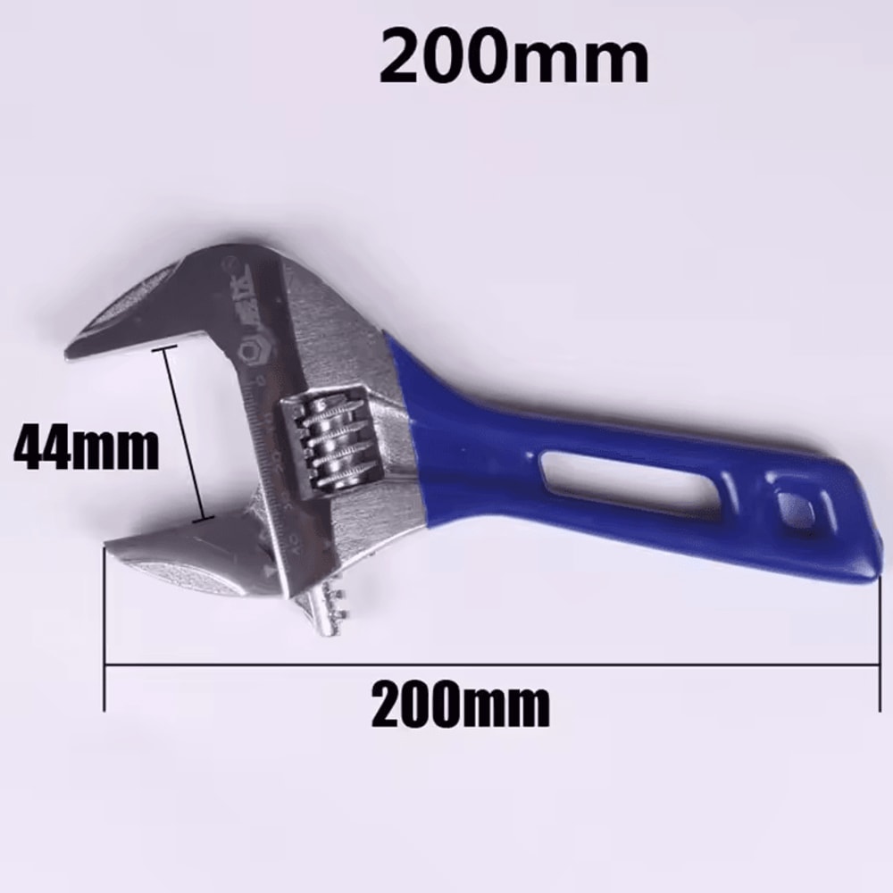 Short Shank Adjustable Spanner Mini Adjustable Torque Wrench For Pipe Fitting Installation 4568 In 8