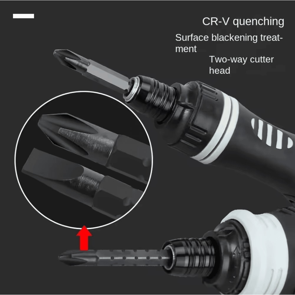 Mini Ratchet Bolt Driver Dual Purpose Magnetic Screwdriver With Retractable Design 2