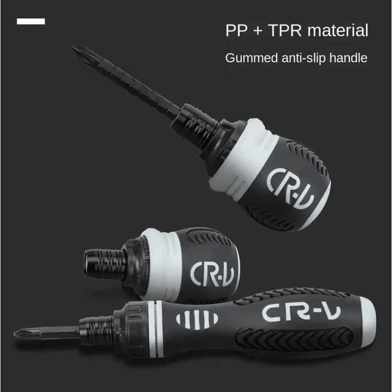 Mini Ratchet Bolt Driver Dual Purpose Magnetic Screwdriver With Retractable Design 4