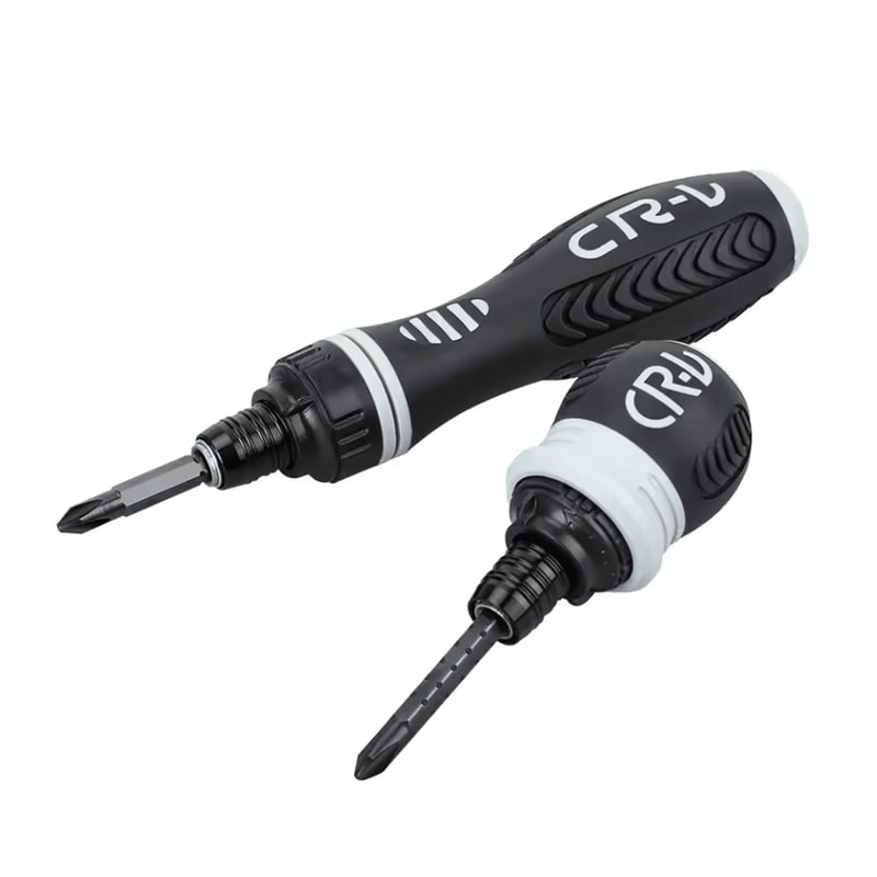 Mini Ratchet Bolt Driver Dual Purpose Magnetic Screwdriver With Retractable Design 6