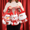 Festive Christmas Gift Tote Bags For Kids Cartoon Christmas Eve Candy Gift Sacks 2
