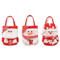 Festive Christmas Gift Tote Bags For Kids Cartoon Christmas Eve Candy Gift Sacks 4