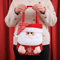 Festive Christmas Gift Tote Bags For Kids Cartoon Christmas Eve Candy Gift Sacks 5