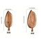 HighQuality Solid Wood Leaf Shaped Tray Waterproof Acacia Wood Serving Board For Steak Sushi More 8