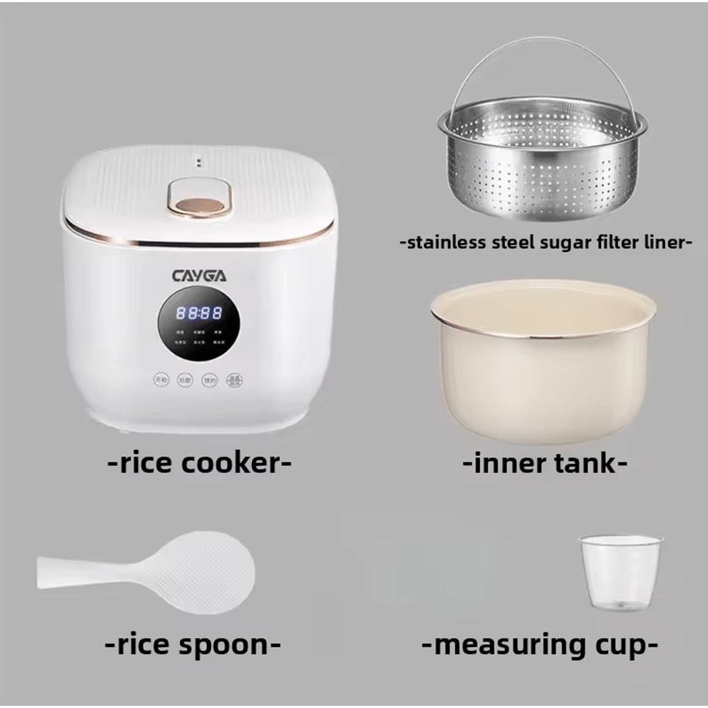 3 L Smart Electric Rice Cooker MultiPurpose Digital Cooker With NonStick Ceramic Inner Pot 5